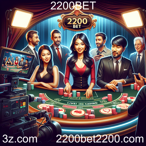 A Emoção do Cassino Ao Vivo no 2200BET